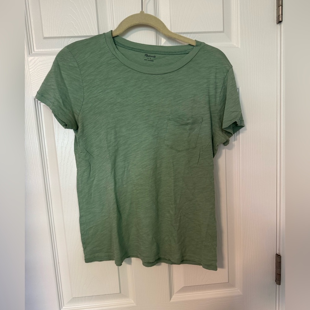 Green Madewell Pocket Crew Neck T-Shirt